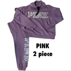 PINK 2 piece sweatsuit